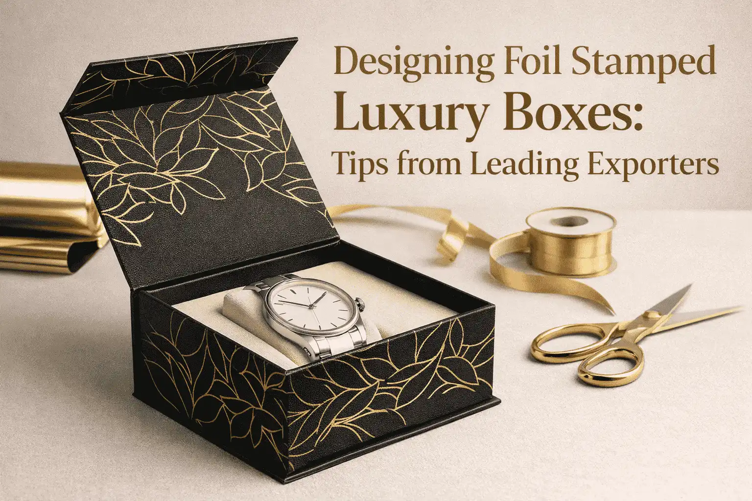 Designing Foil Stamped Luxury Boxes: Tips from Leading Exporters